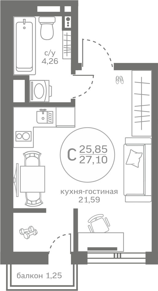 Планировка квартиры